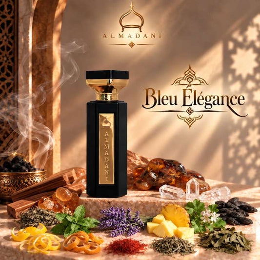 N°27 – Bleu Élégance Homme – Extrait de Parfum 50 ml | Flacon Noir