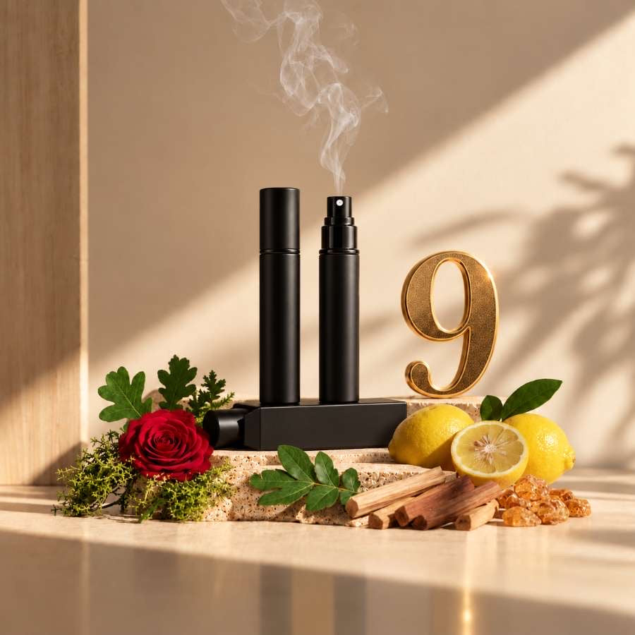N°09 – Montagne Grise – Extrait de Parfum 15 ml | Flacon Noir