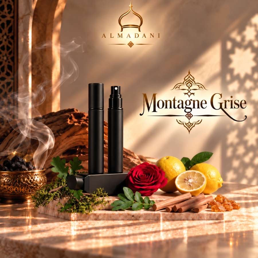 N°09 – Montagne Grise – Extrait de Parfum 15 ml | Flacon Noir