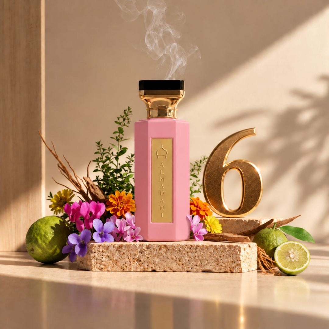 N°06 – Soleil d'Afrique Femme – Extrait de Parfum 50 ml | Flacon Rose