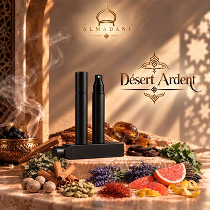 N°28 – Désert Ardent – Extrait de Parfum 15 ml | Flacon Noir