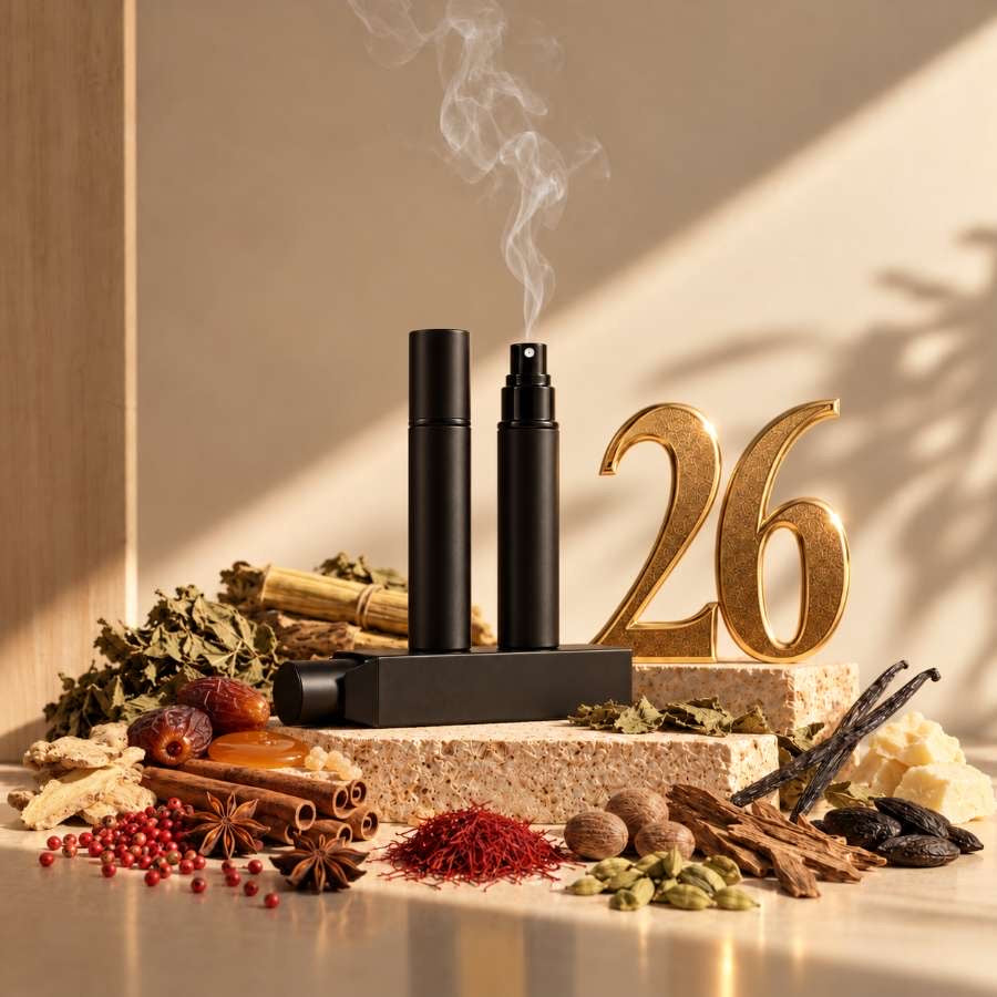 N°26 – Cadence d'Orient – Extrait de Parfum 15 ml | Flacon Noir