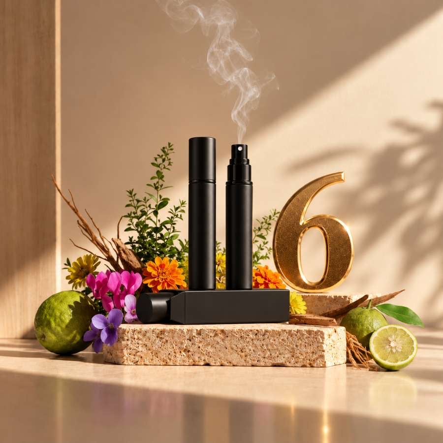 N°06 – Soleil d'Afrique – Extrait de Parfum 15 ml | Flacon Noir