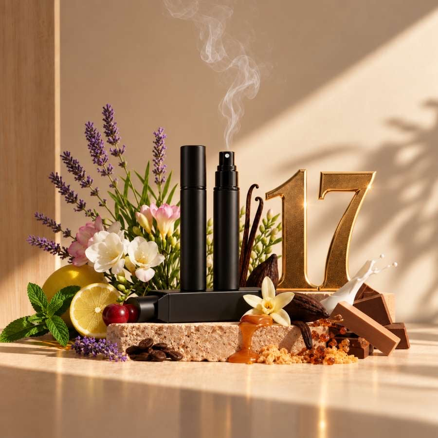 N°17 – Délice de Fève – Extrait de Parfum 15 ml | Flacon Noir
