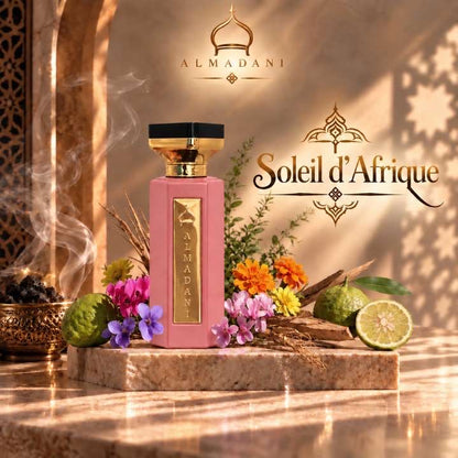 N°06 – Soleil d'Afrique Femme – Extrait de Parfum 50 ml | Flacon Rose