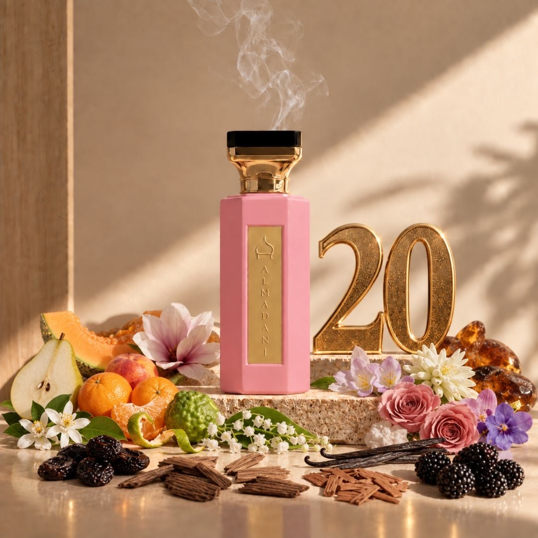 N°20 – Jardin Doré Femme – Extrait de Parfum 50 ml | Flacon Rose