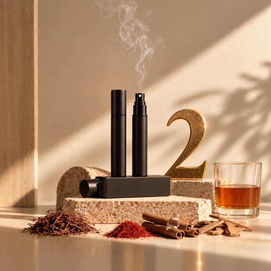 N°02 – Effet Secret – Extrait de Parfum 15 ml | Flacon Noir