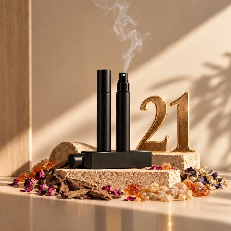 N°21 – Sultan d'Ispahan – Extrait de Parfum 15 ml | Flacon Noir