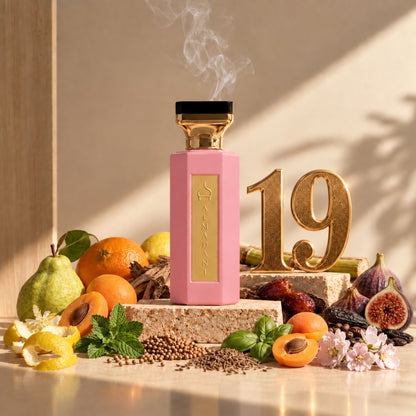 N°19 – Brise Pacifique Femme – Extrait de Parfum 50 ml | Flacon Rose