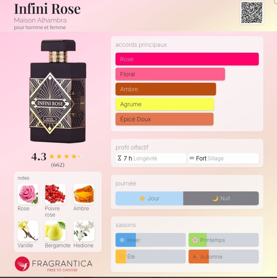 Infini Rose – Maison Alhambra